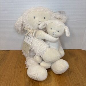 NWT DEMDACO "Wrapped in Prayer" You & Me Lamb Plush Baby Stuffed Animal 16"
